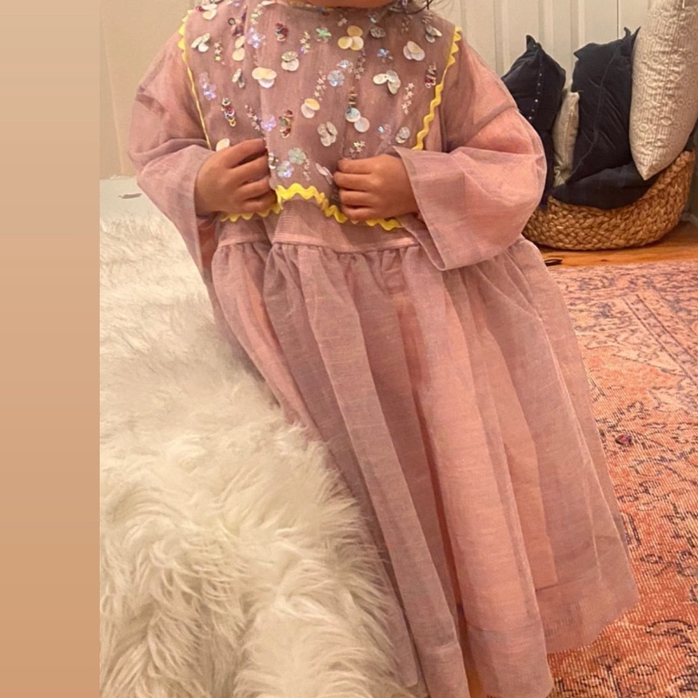 Cute designer size 4 dress little girl